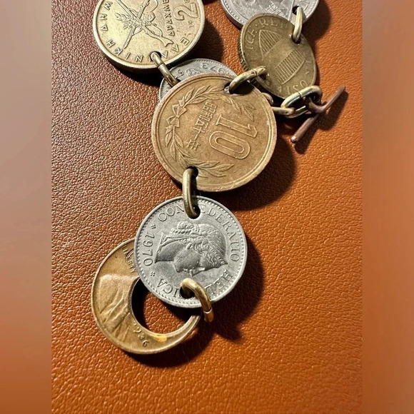 ANTIQUE Coin Bracelet 1936-1988‎ - Picture 2 of 3